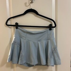 Free people movement pleats and thank you tennis skirt light blue size medium